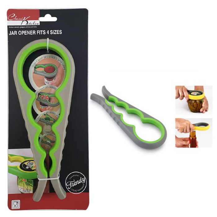 1pc JAR OPENER FOR 4 SIZES 22.3X8.9X2.5CM