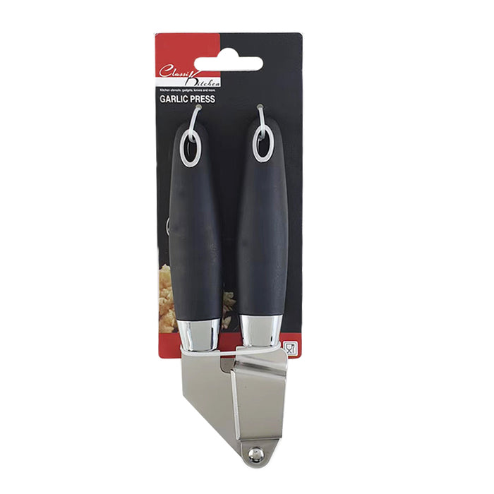 S/STEEL GARLIC PRESS PP HANDLE 5.8X20CM