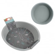 BAKING - SILICONE PAN RND 24X5.5CMH