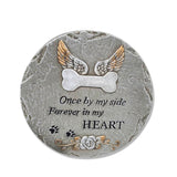 Garden Inspirational Rock Dog 25x25x2.5cm