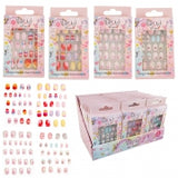 1 Pack NAIL ART 24PCS SET GIRL'S PDQ