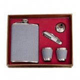 MEN'S FLASK GIFT SET + KNIFE+2CUPS+FUNNEL