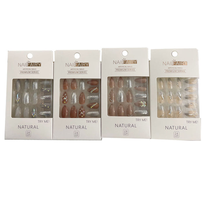 1 Pack NAIL ART W/DIMONTE DECO 24PC 4 ASSORTED DESIGNS