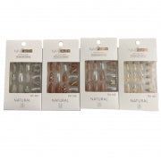 1 Pack NAIL ART W/DIMONTE DECO 24PC 4 ASSORTED DESIGNS