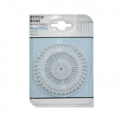 STITCHWORK - PEARL PINS WHITE 40PCS
