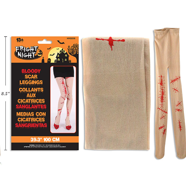 1pc Hween Bloody Scar Leggings 100cm