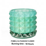 GLASS CANDLE D7.5 x H6.8cm POMELO & PASSION FLOWER 110g