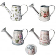 1pc Metal Watering Can 28X13X13.5cm 4 Assorted Designs