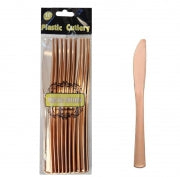 *10pk Reusable Rosegold Knives