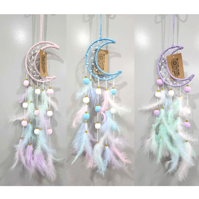 1pc Dream Catcher Moon 15x60cm 3 Ass Cols