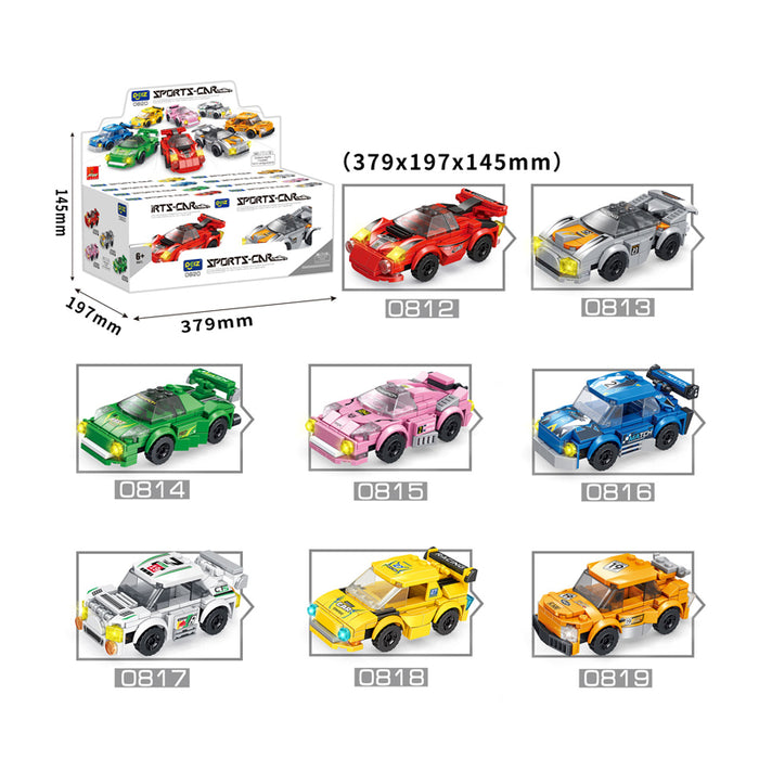 1pc TOY- DIY BUILD YOUR OWN BLOCKS--SPORT CAR