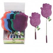 1pc FLY SWATTER 15x19cm 26.6-62.5cm TELESCOPIC