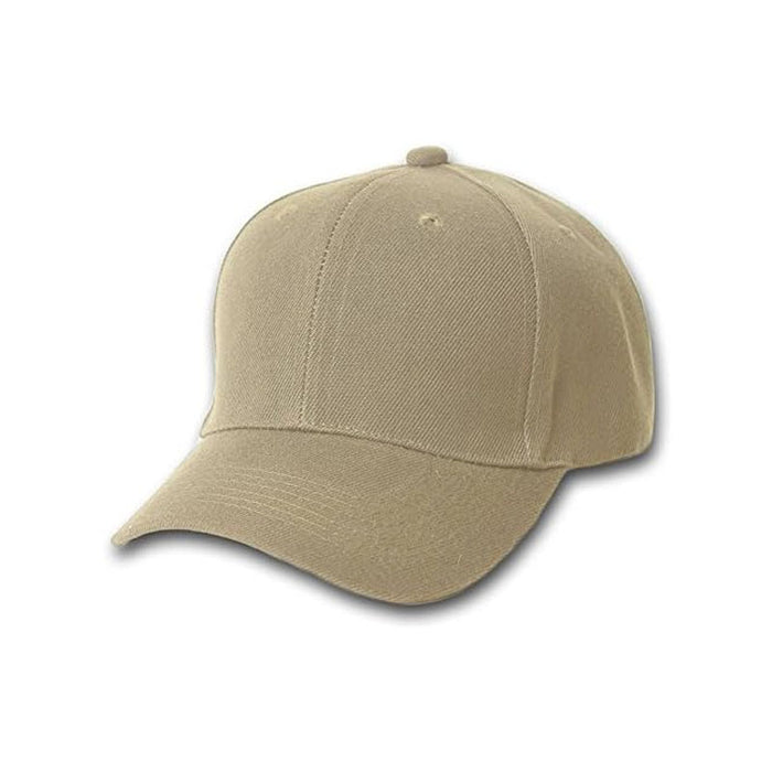 Baseball Cap Khaki Cotton