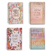 1pc Notebook A5 100Shts 4 Assorted Designs