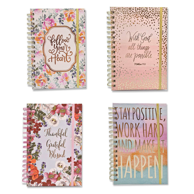 1pc Notebook A5 100Shts 4 Assorted Designs