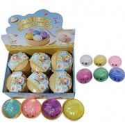 1pc TOY - SQUISHY BUN GLITTER PEARL 10cm
