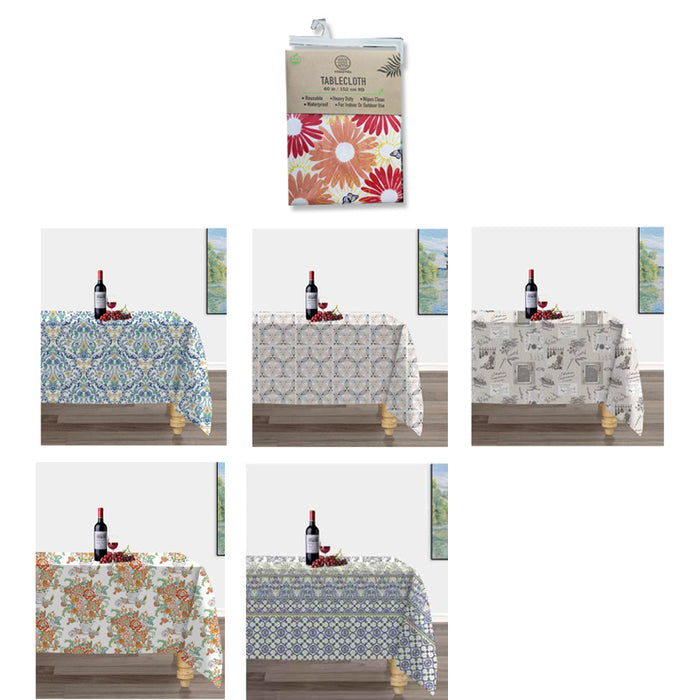 Table Cloth Flannel Back Heavy Duty 152x228cm 1pc