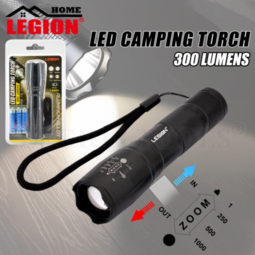 Aluminium LED Camping Torch 2.6cmx15cm(H)