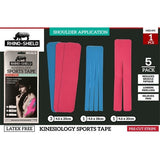 5Pce Shoulder PreCut Sports TapeAssd sze