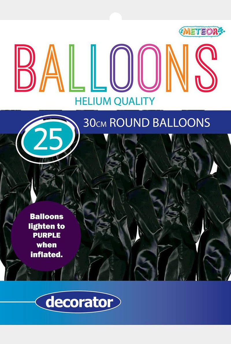 Purple - 25 x 30cm (12") Decorator Balloons