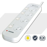 4 Outlet Individually Switched Powerboard