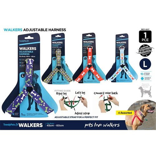 1Pc Harness Bone Design 45-60Cm 4Asst