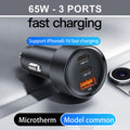 65W Faster Car Charger