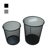 1pc CLEAN - RUBBISH BIN MESH LGE BLACK/SILVER 29.5CMDX35CMH