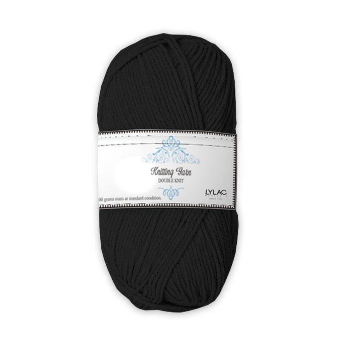 KNITTING YARN 100G BLACK