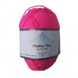 KNITTING YARN 100G HOT PINK