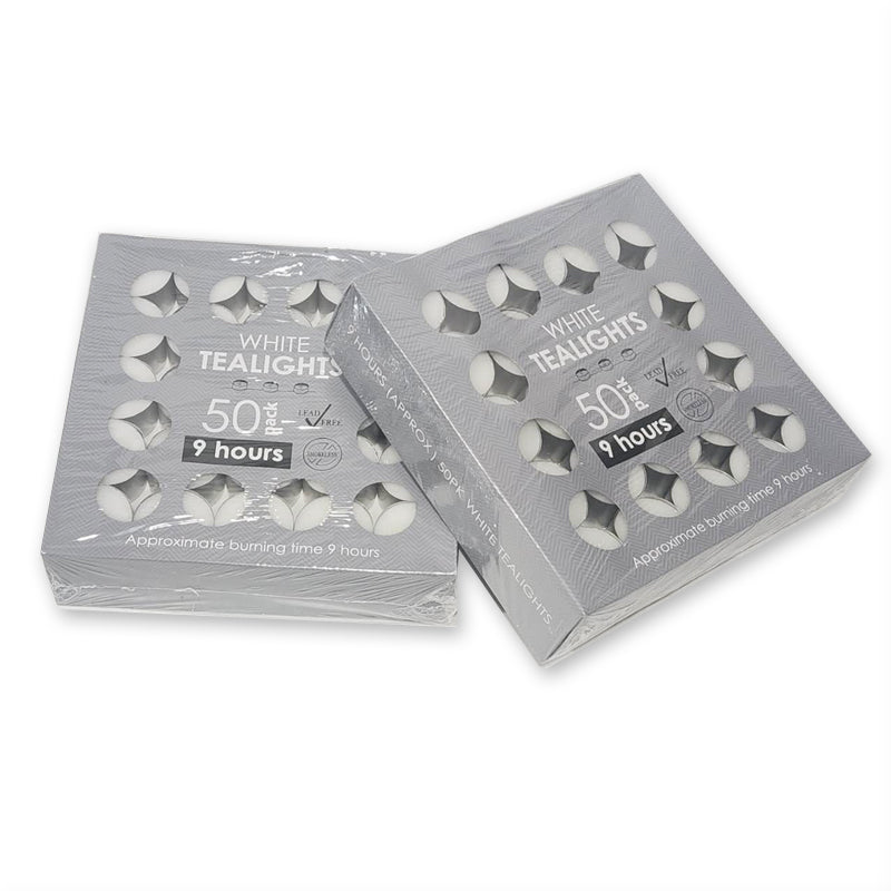 1pack CANDLE - TEALIGHTS 9HRS Pcs50