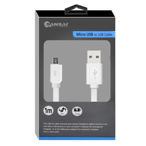 Micro USB Flat Cable – 1M