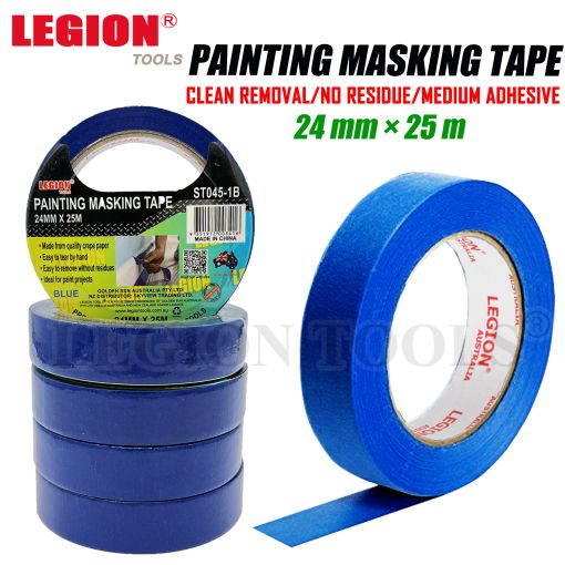 1pc Painting Masking Tape Blue 24mmx25m