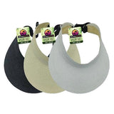 1pce Ladies Visor Wide Brim Straw Hat