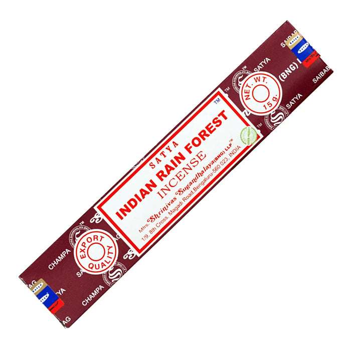 1 pack Satya Perfumed Incense Sticks - Indian Rain Forest