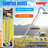 Camping Hooks 5x165mm 6pcs/pk