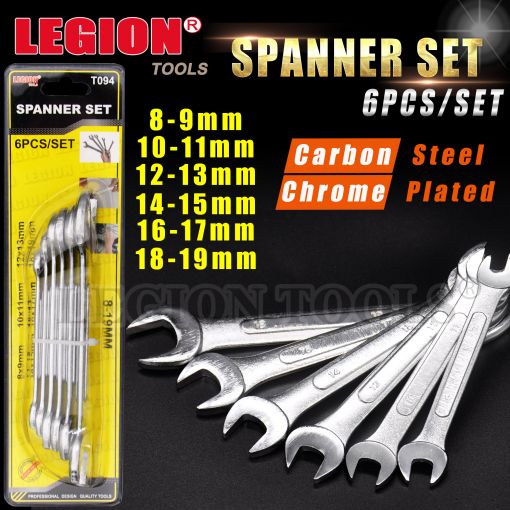 1pack Spanner 6Pcs Set 8-19MM