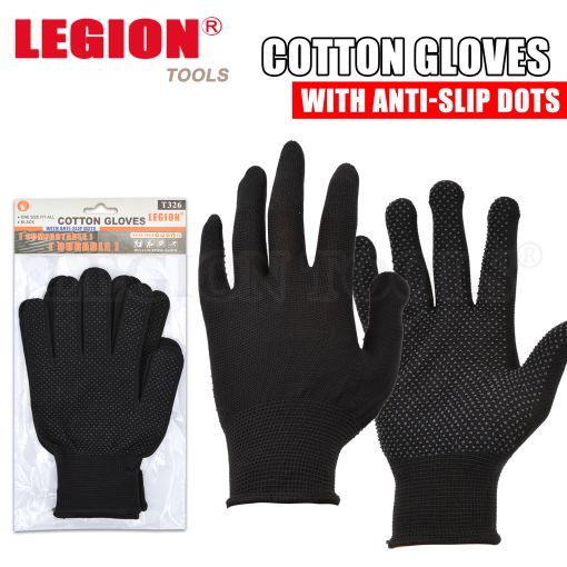 Cotton Gloves Black One size fit all