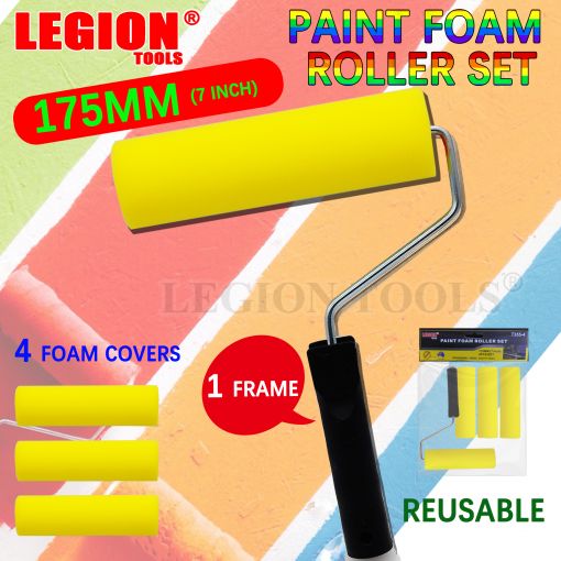 1pack Paint Foam Roller Set 7(175MM) 4PCS/SET