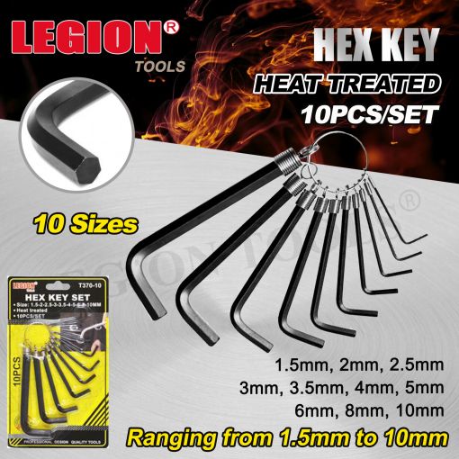 1pack Hex Key 10pcs/set