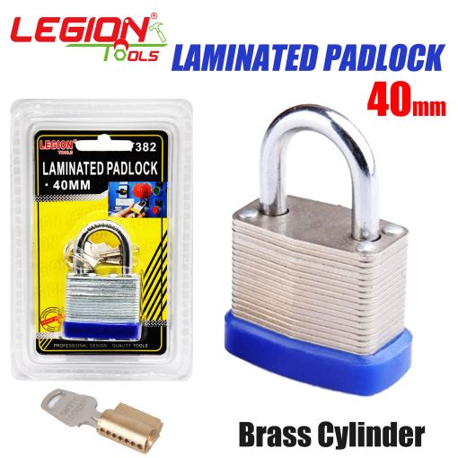 Laminated Steel Padlock 40mm