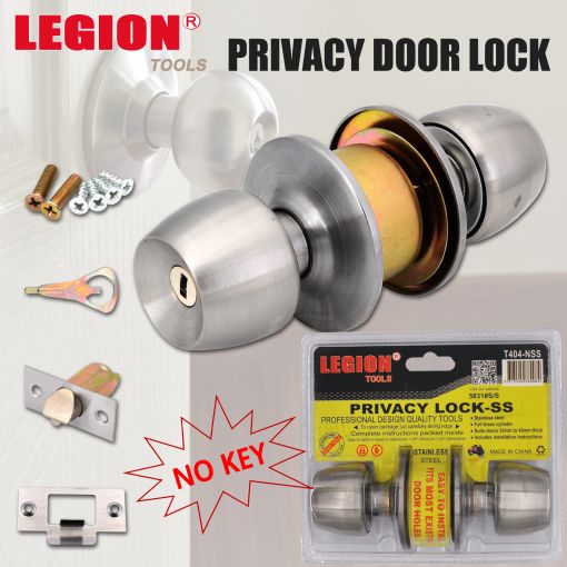 1pack Privacy Door Lock Set No Key
