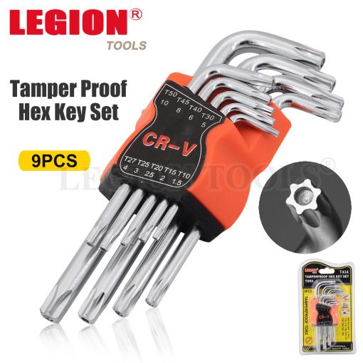 1pack Hex Key Tamper Proof 9pcs/set