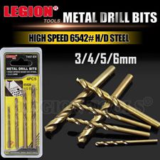 1pack Drill Bits Metal (HSS 6542) 3/4/5/6mm 4pcs/set