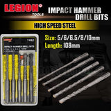 1pack Drill Bits Impact Hammer 108mm 5pcs/set