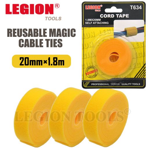 1pc Self Attaching Cord Tape 20mmx1.8m