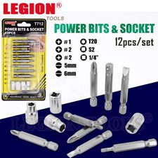 1pack Bits Impact Hex 3/4/5/6/8mm 5pcs/set