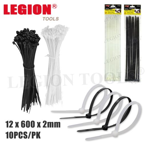 1pack Cable Ties 12x600mm 10pcs/pk