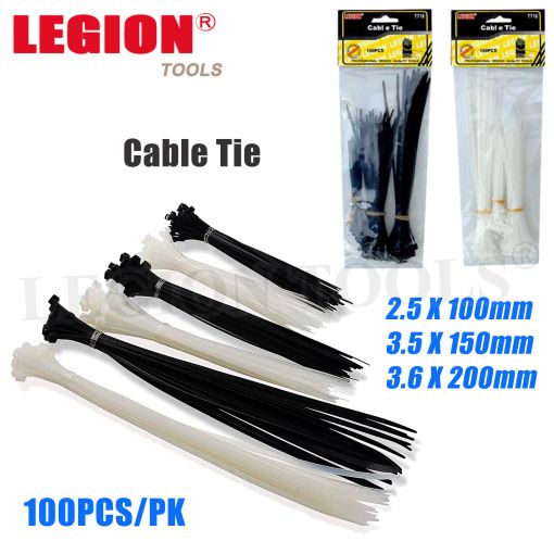 1pack Cable Ties 100/150/200mm 100pcs/pk