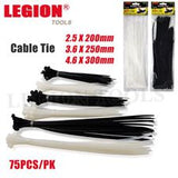 Cable Ties 200/250/300mm 75pcs/pk